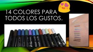 14 Colores Lapiceros De Ojos Asuer Profesional