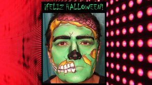 Maquillaje Zombie Pop Art Halloween