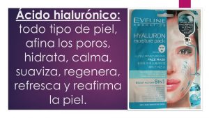 Mascarilla Eveline Cosmetics Acido hialuronico