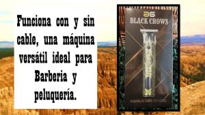 Maquina Corte Barba Profesional Black Crows Asuer 1