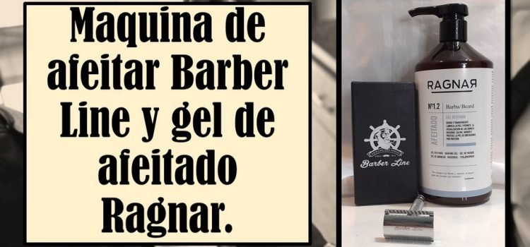 Máquina de afeitar Barber y gel de afeitado Ragnar